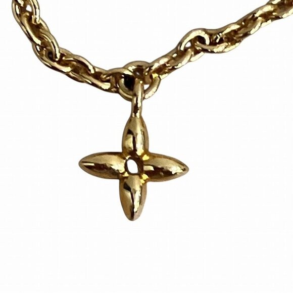 LOUIS VUITTON Gold Charm Bracelet - Picture 9 of 9
